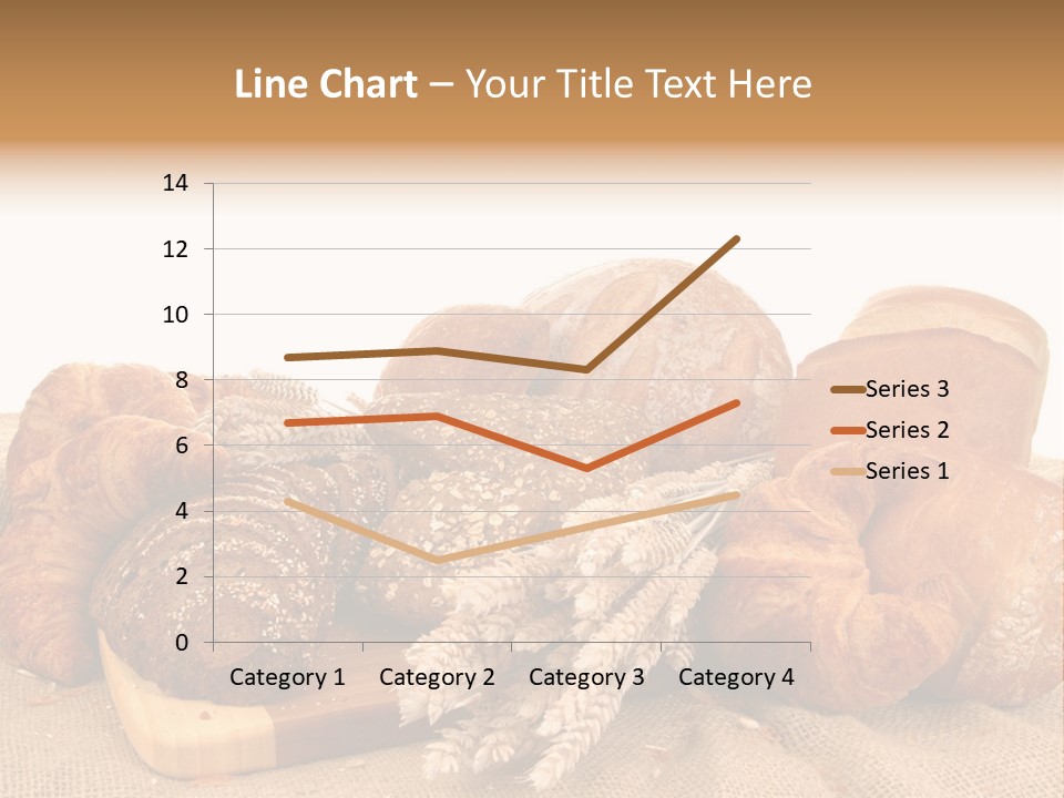 A Bunch Of Bread Powerpoint Template Is Shown PowerPoint Template