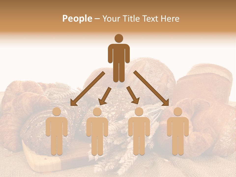 A Bunch Of Bread Powerpoint Template Is Shown PowerPoint Template
