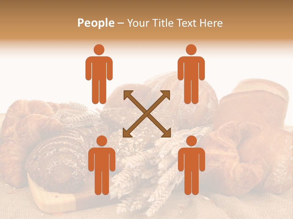 A Bunch Of Bread Powerpoint Template Is Shown PowerPoint Template