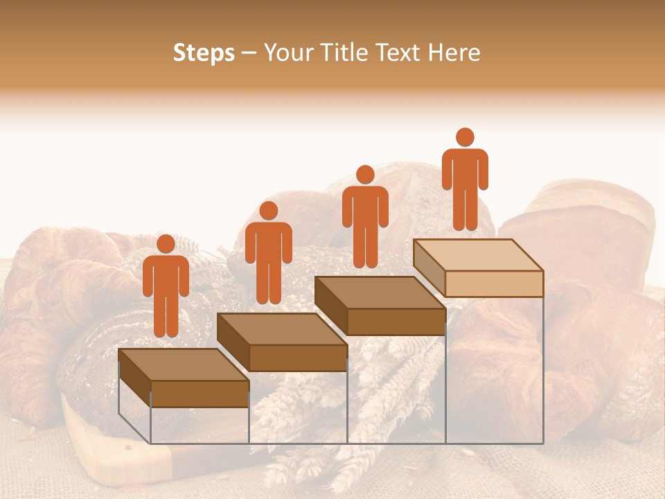 A Bunch Of Bread Powerpoint Template Is Shown PowerPoint Template