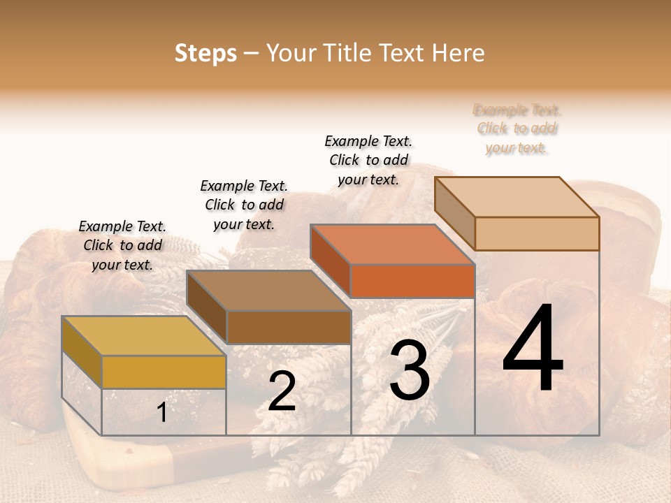 A Bunch Of Bread Powerpoint Template Is Shown PowerPoint Template