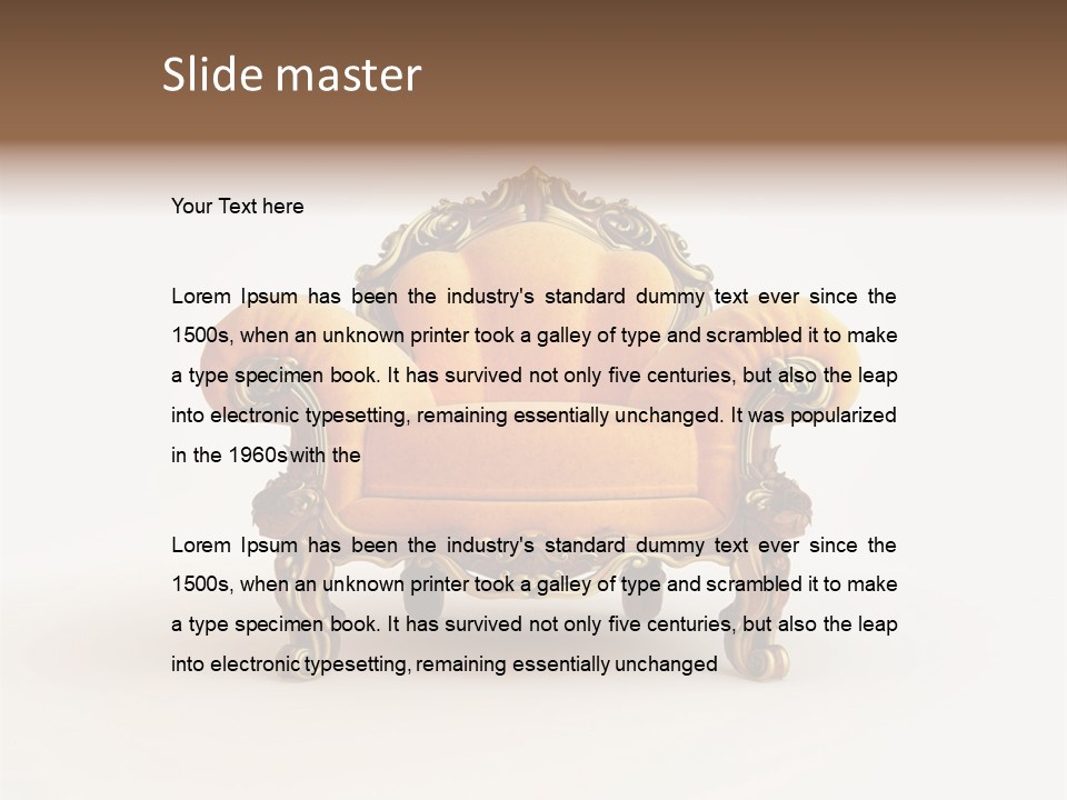 Fleecy Hen Hairy PowerPoint Template