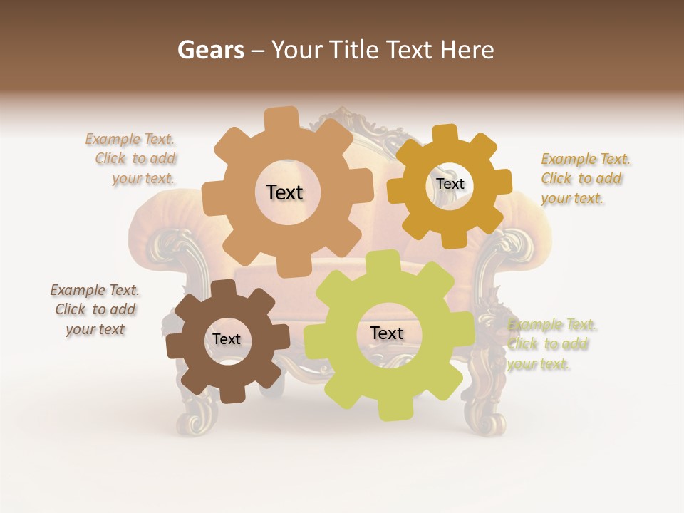 Fleecy Hen Hairy PowerPoint Template