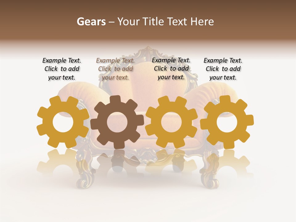 Fleecy Hen Hairy PowerPoint Template