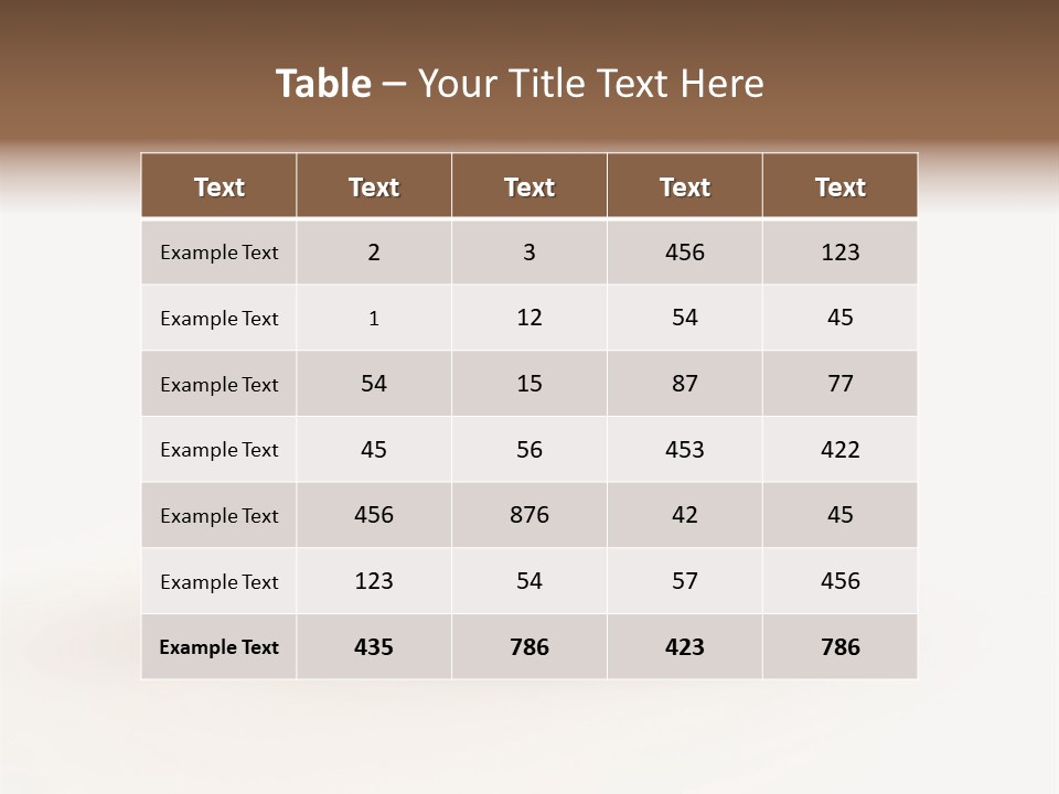 Fleecy Hen Hairy PowerPoint Template
