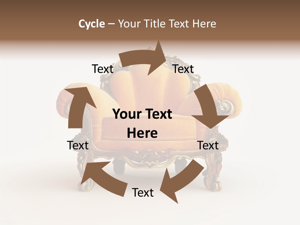 Fleecy Hen Hairy PowerPoint Template