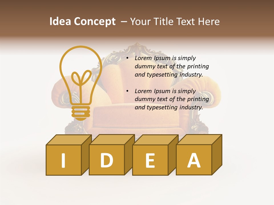 Fleecy Hen Hairy PowerPoint Template