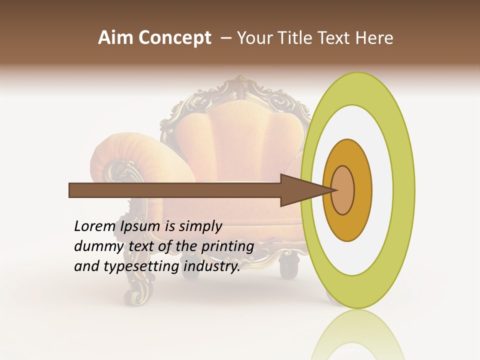 Fleecy Hen Hairy PowerPoint Template