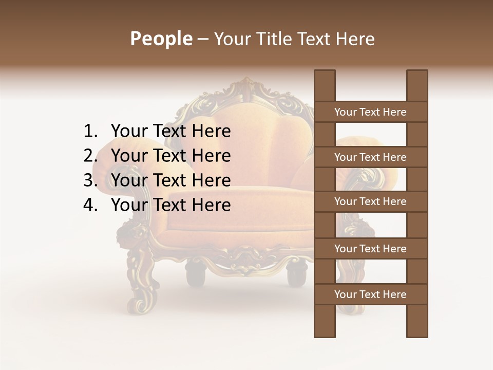 Fleecy Hen Hairy PowerPoint Template