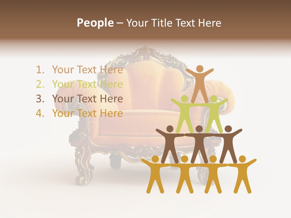 Fleecy Hen Hairy PowerPoint Template