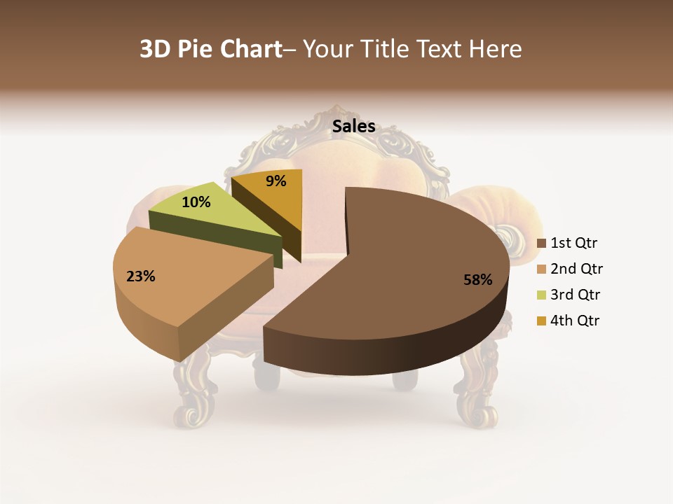 Fleecy Hen Hairy PowerPoint Template