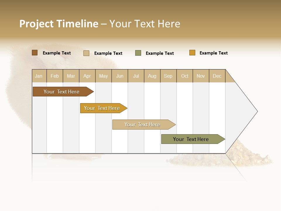 Fleecy Hen Hairy PowerPoint Template