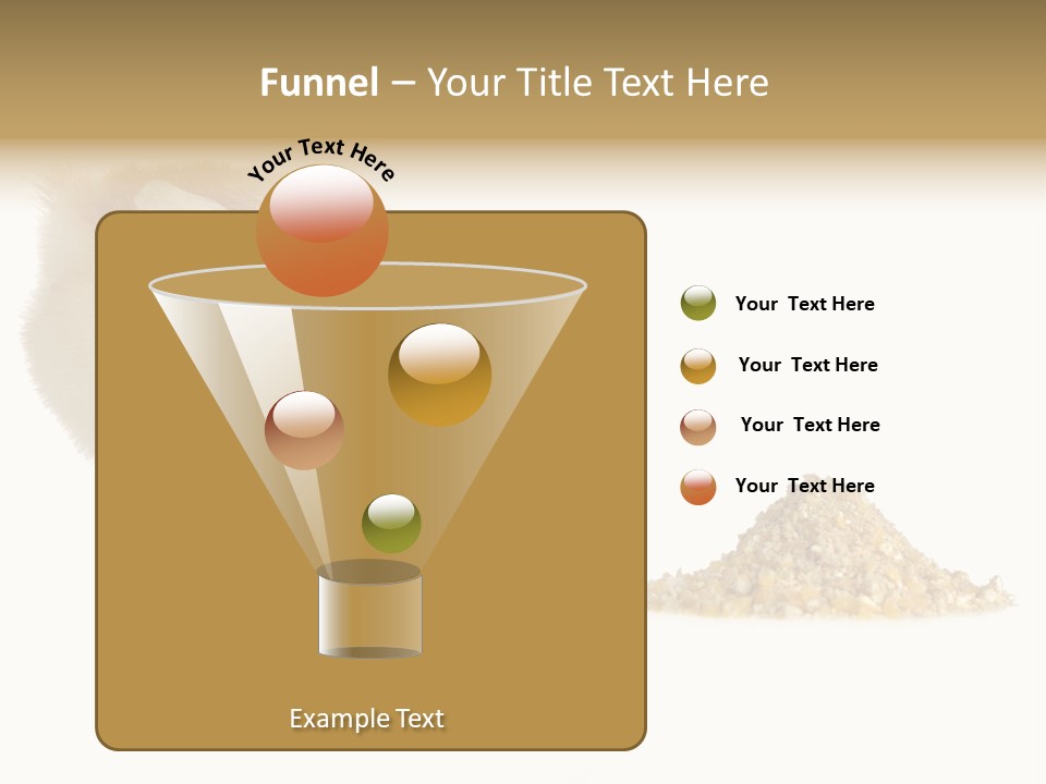 Fleecy Hen Hairy PowerPoint Template