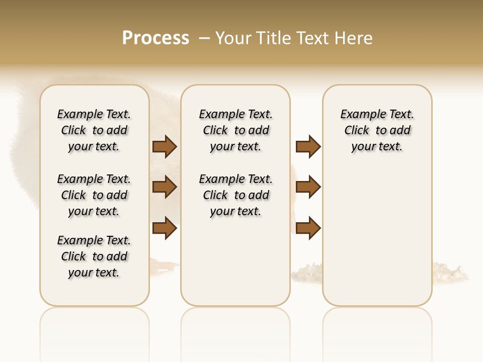 Fleecy Hen Hairy PowerPoint Template