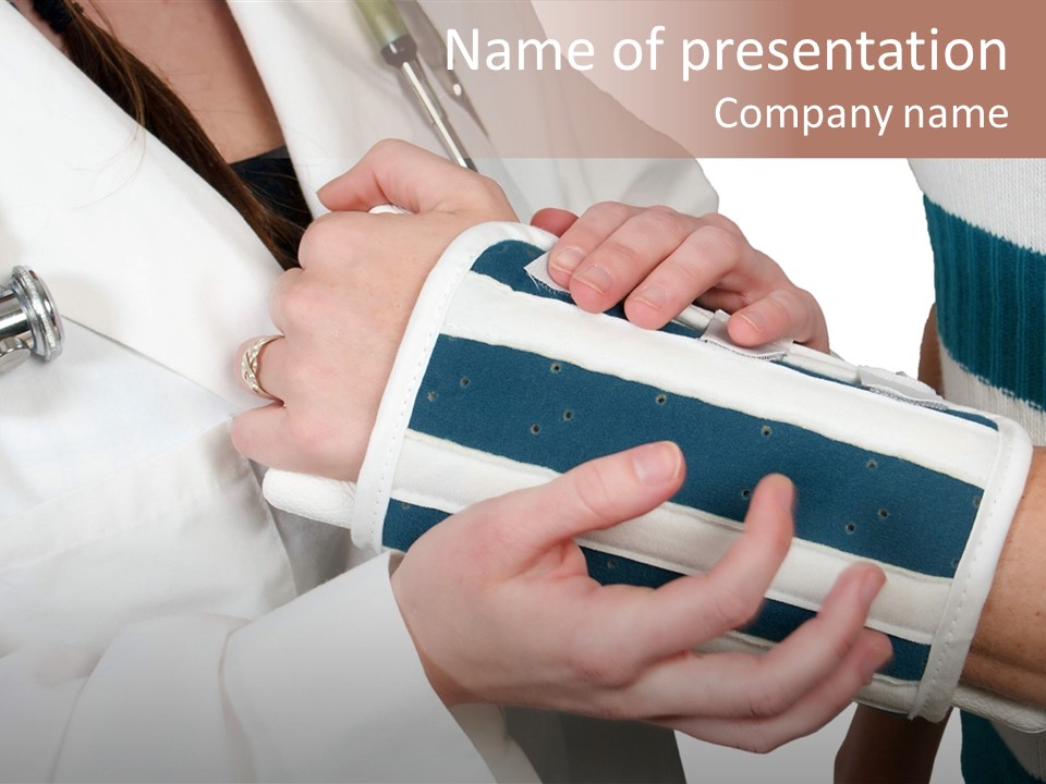 Impairment Emergency Orthopaedic PowerPoint Template