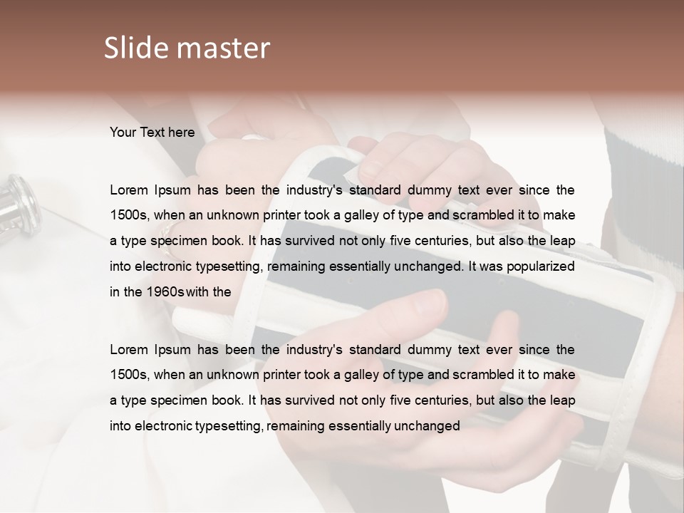 Impairment Emergency Orthopaedic PowerPoint Template