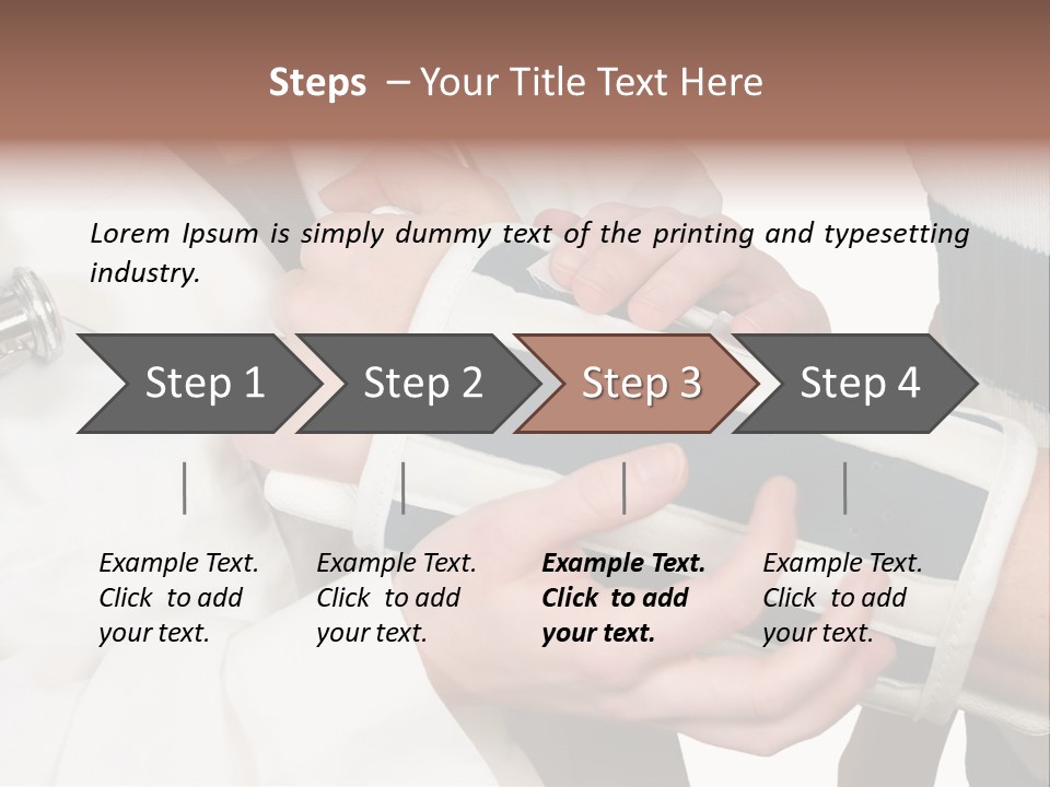 Impairment Emergency Orthopaedic PowerPoint Template