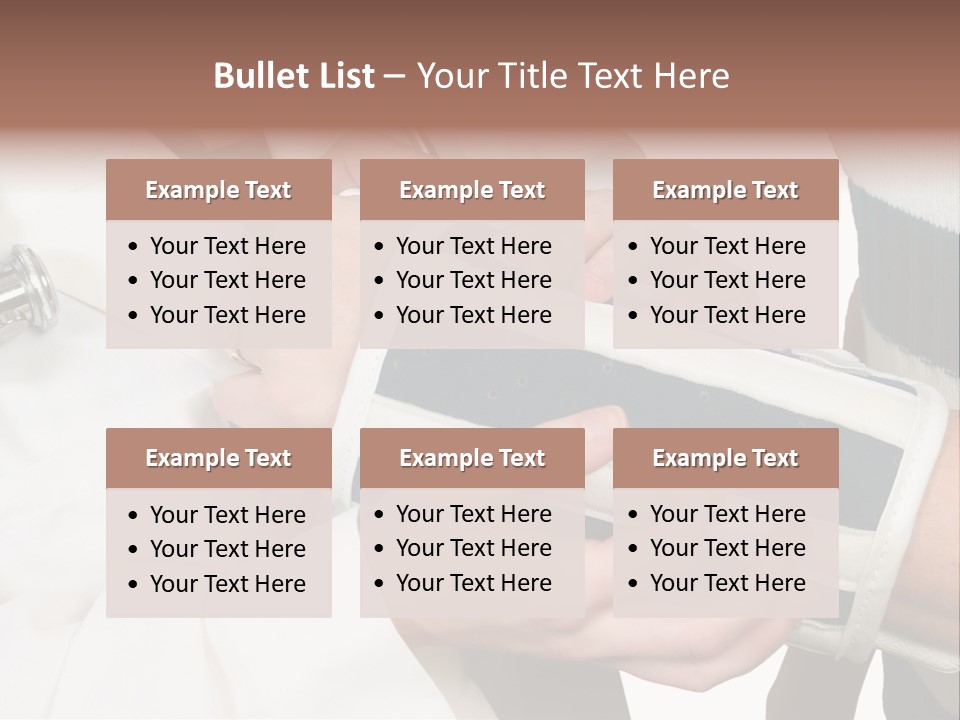 Impairment Emergency Orthopaedic PowerPoint Template
