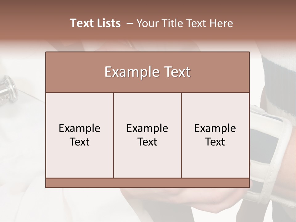 Impairment Emergency Orthopaedic PowerPoint Template