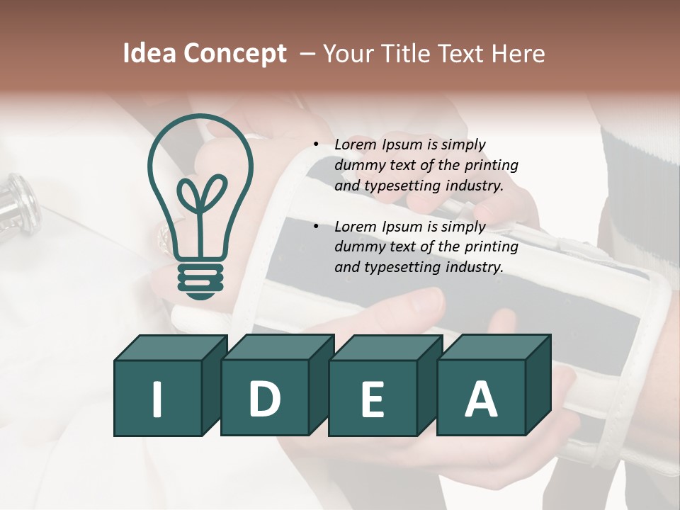 Impairment Emergency Orthopaedic PowerPoint Template