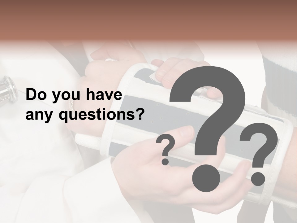 Impairment Emergency Orthopaedic PowerPoint Template