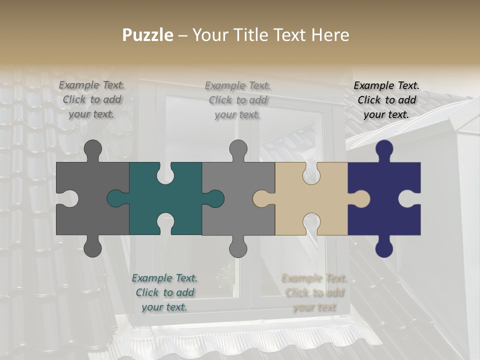 Glass Texture Wooden PowerPoint Template