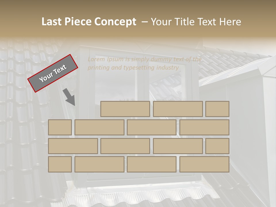 Glass Texture Wooden PowerPoint Template