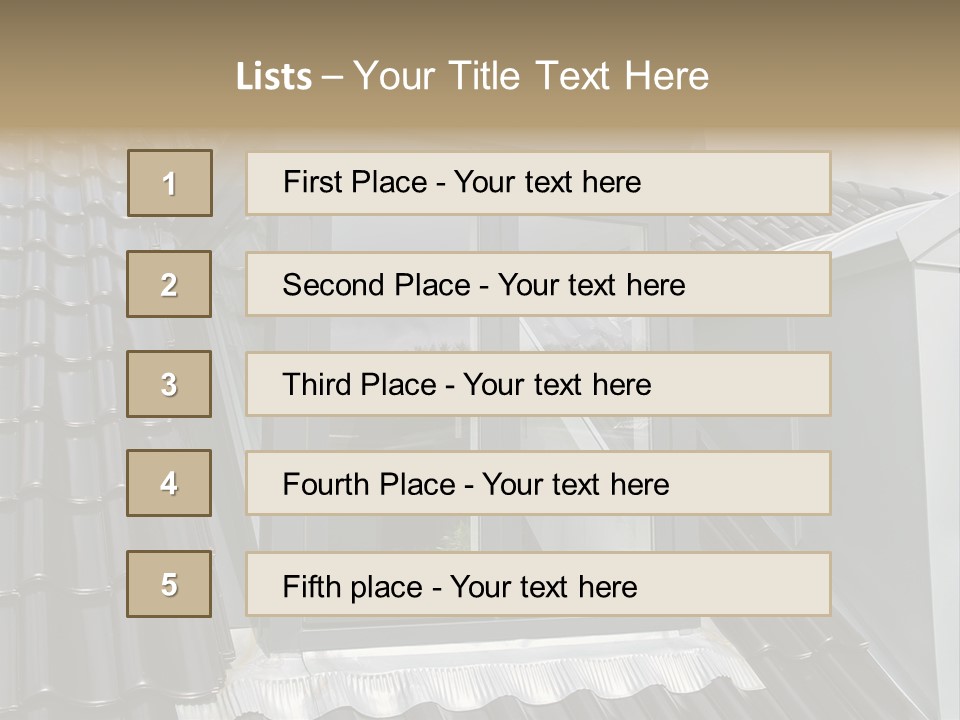 Glass Texture Wooden PowerPoint Template