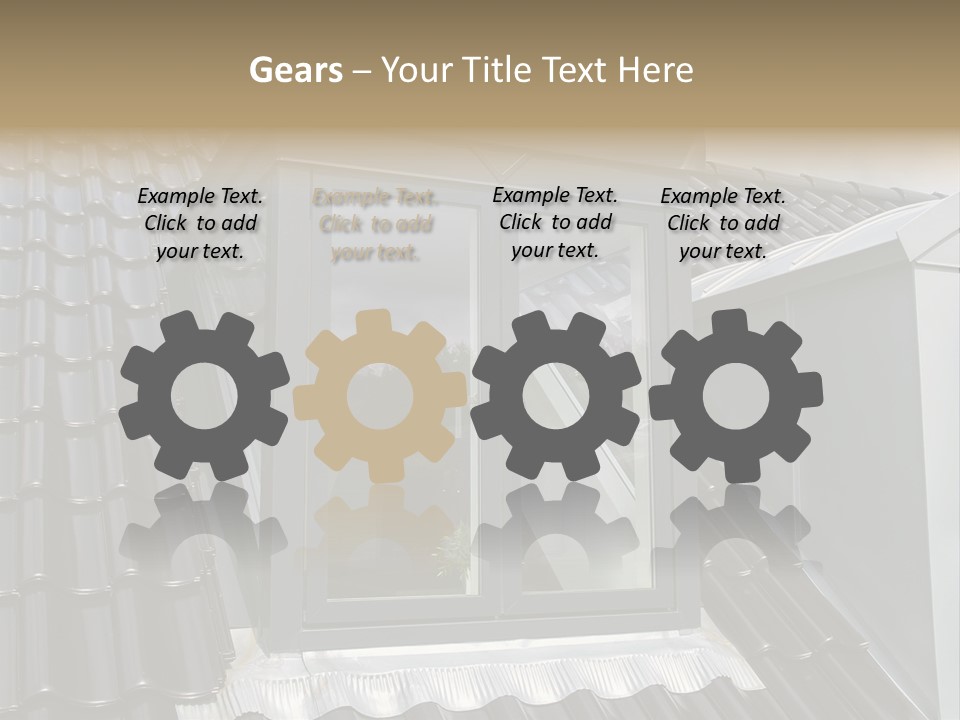 Glass Texture Wooden PowerPoint Template