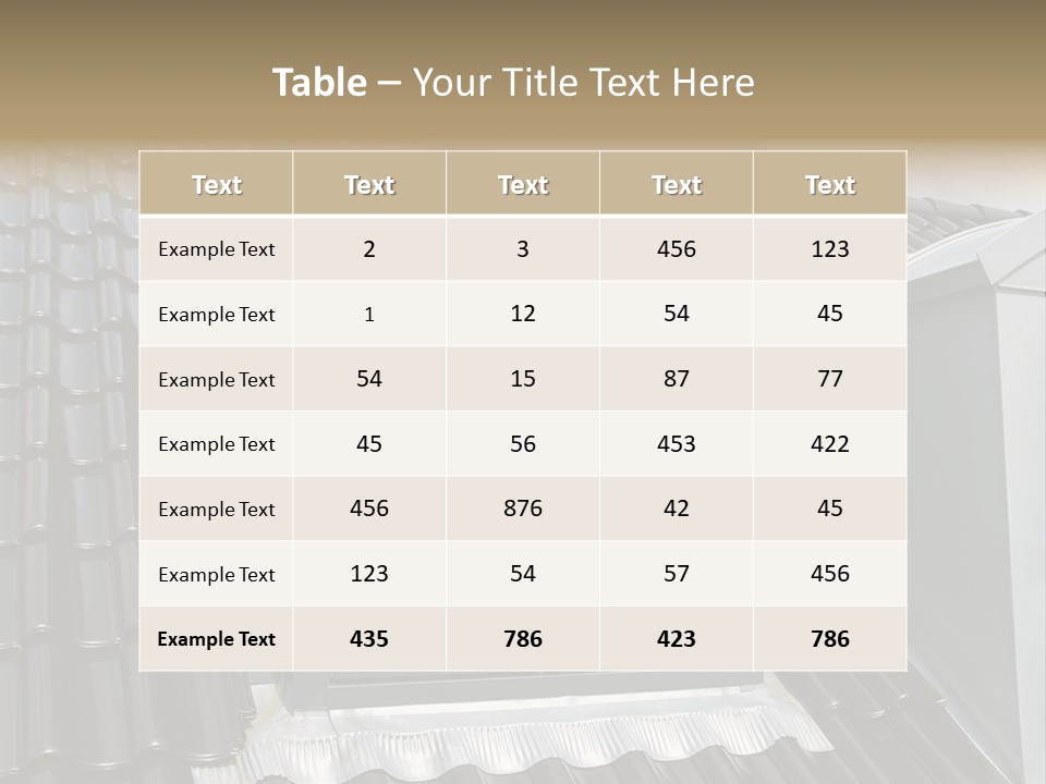 Glass Texture Wooden PowerPoint Template
