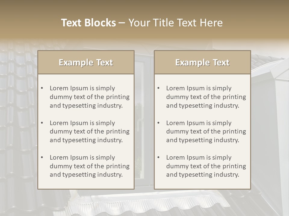 Glass Texture Wooden PowerPoint Template