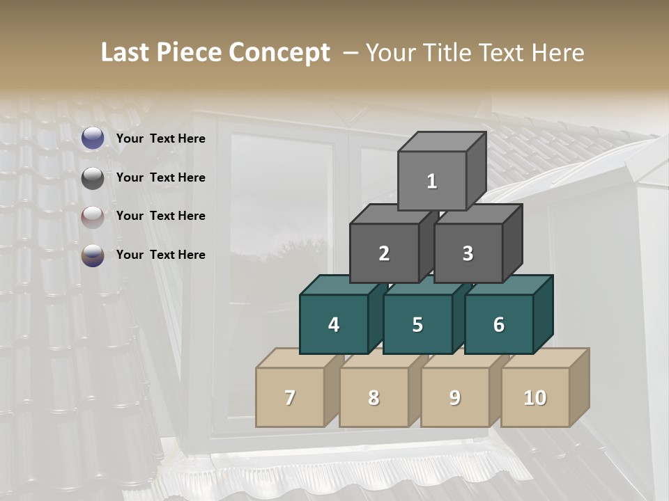 Glass Texture Wooden PowerPoint Template