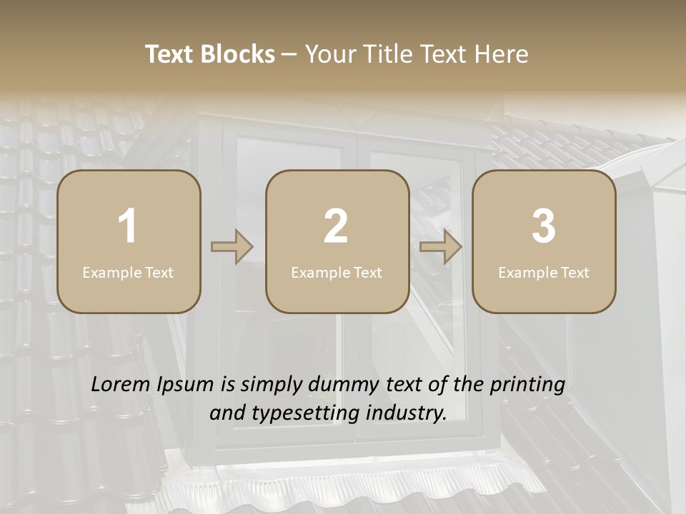 Glass Texture Wooden PowerPoint Template