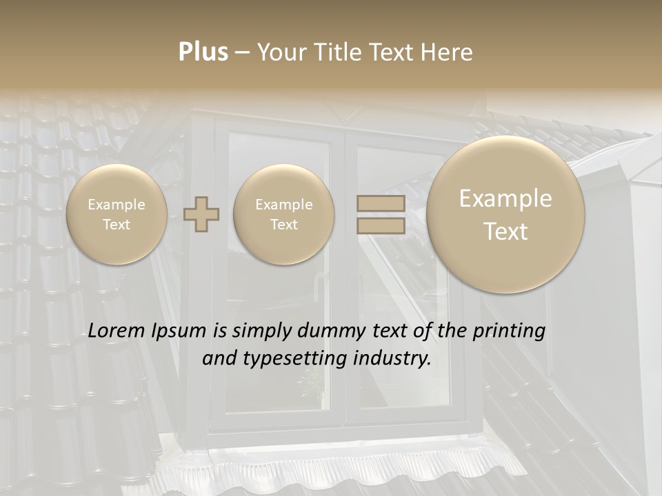 Glass Texture Wooden PowerPoint Template