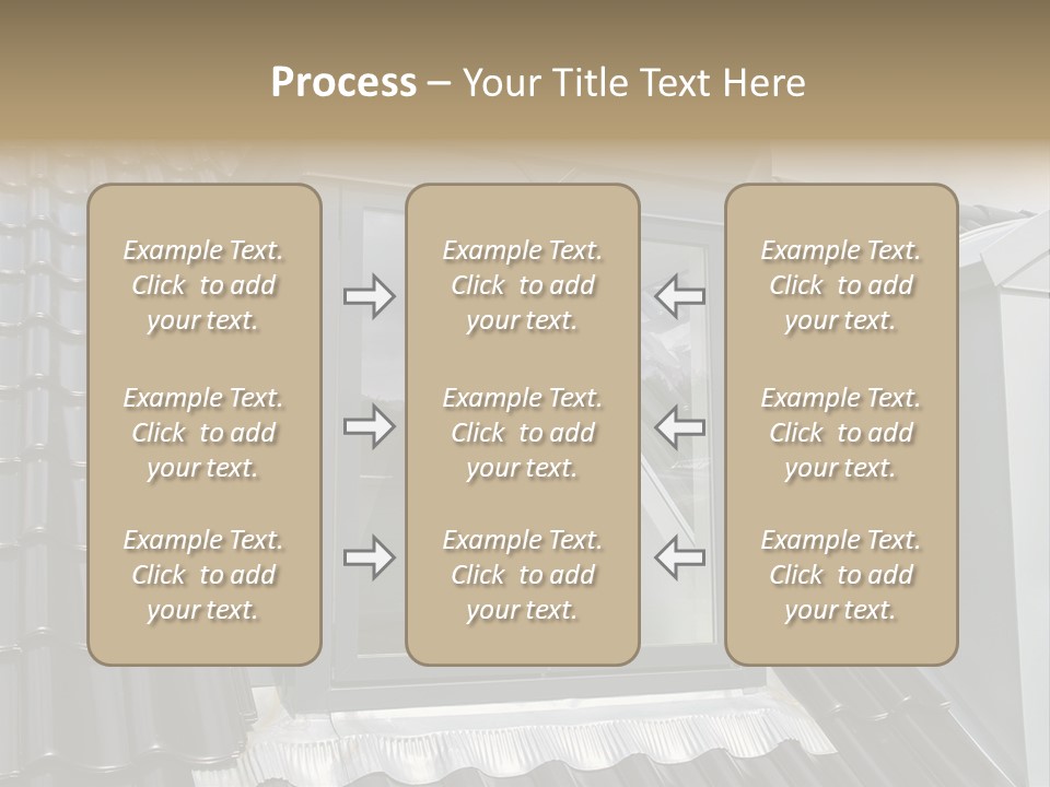 Glass Texture Wooden PowerPoint Template