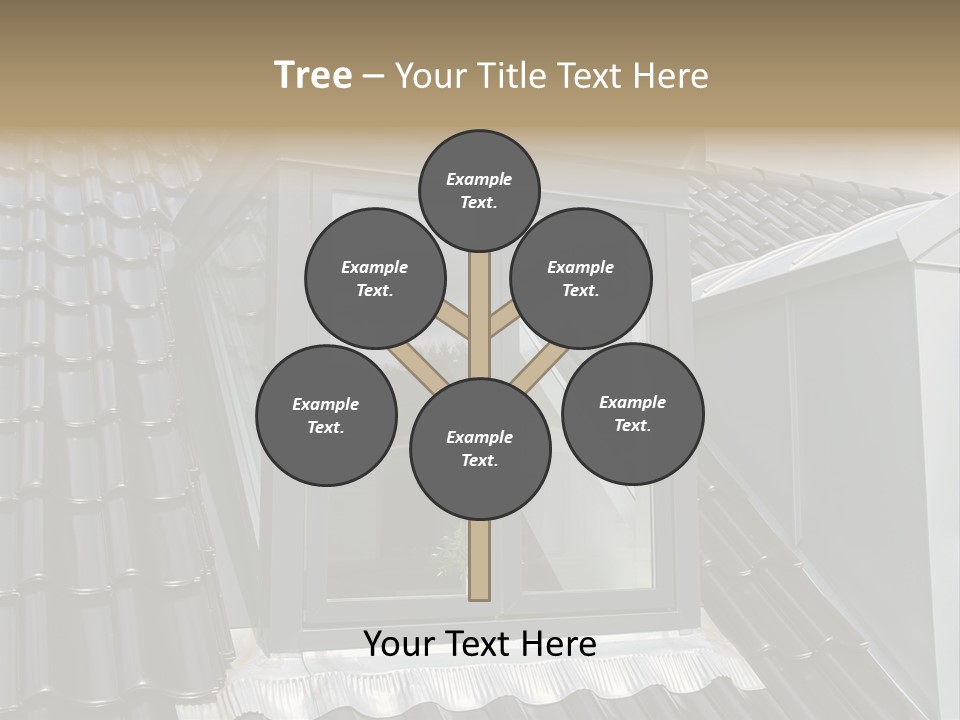 Glass Texture Wooden PowerPoint Template