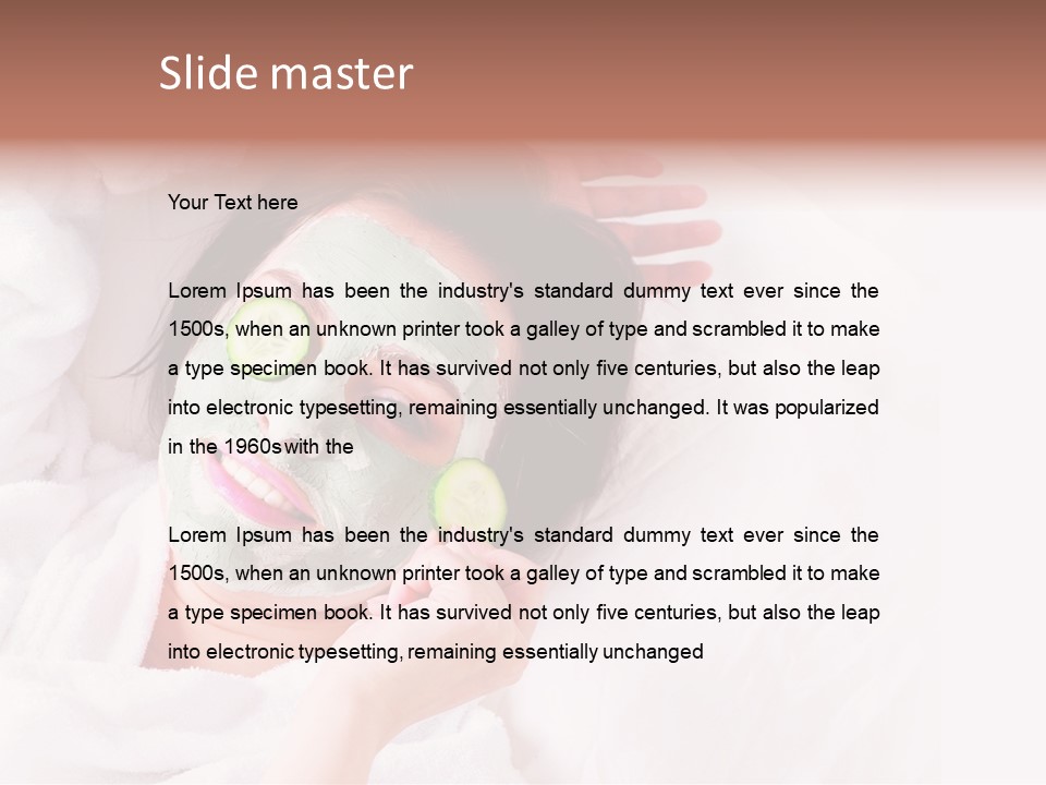 Beauty White Attractive PowerPoint Template