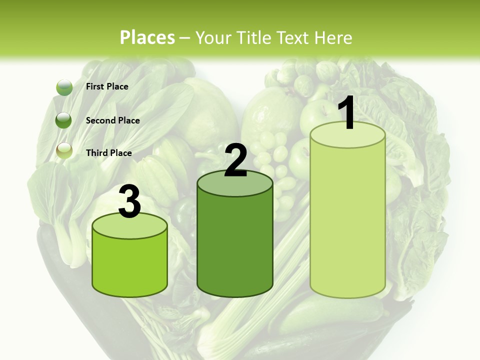 Pea Sprout Fruit PowerPoint Template