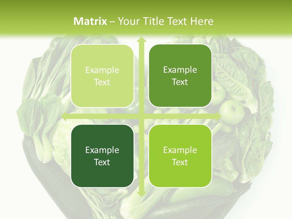 Pea Sprout Fruit PowerPoint Template