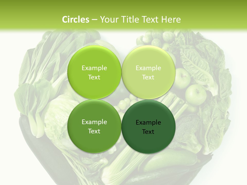 Pea Sprout Fruit PowerPoint Template