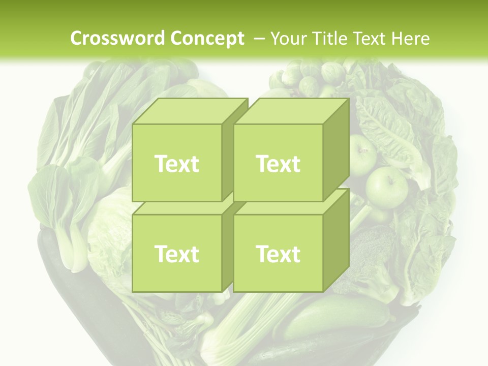 Pea Sprout Fruit PowerPoint Template