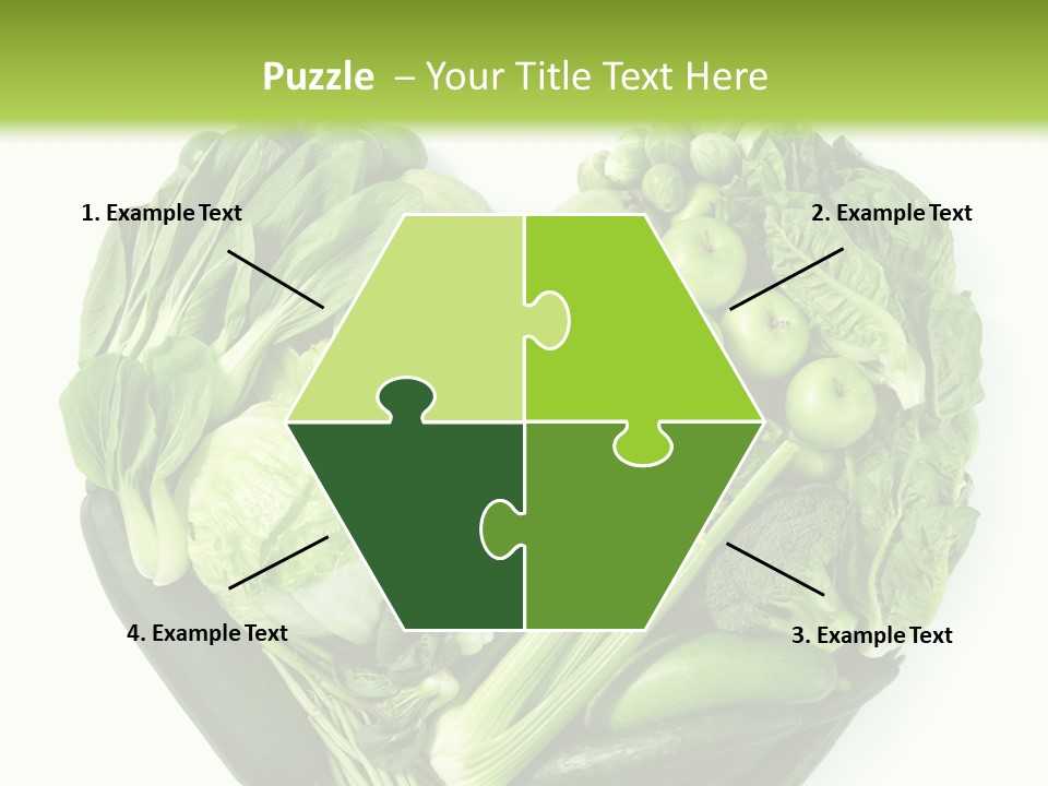 Pea Sprout Fruit PowerPoint Template