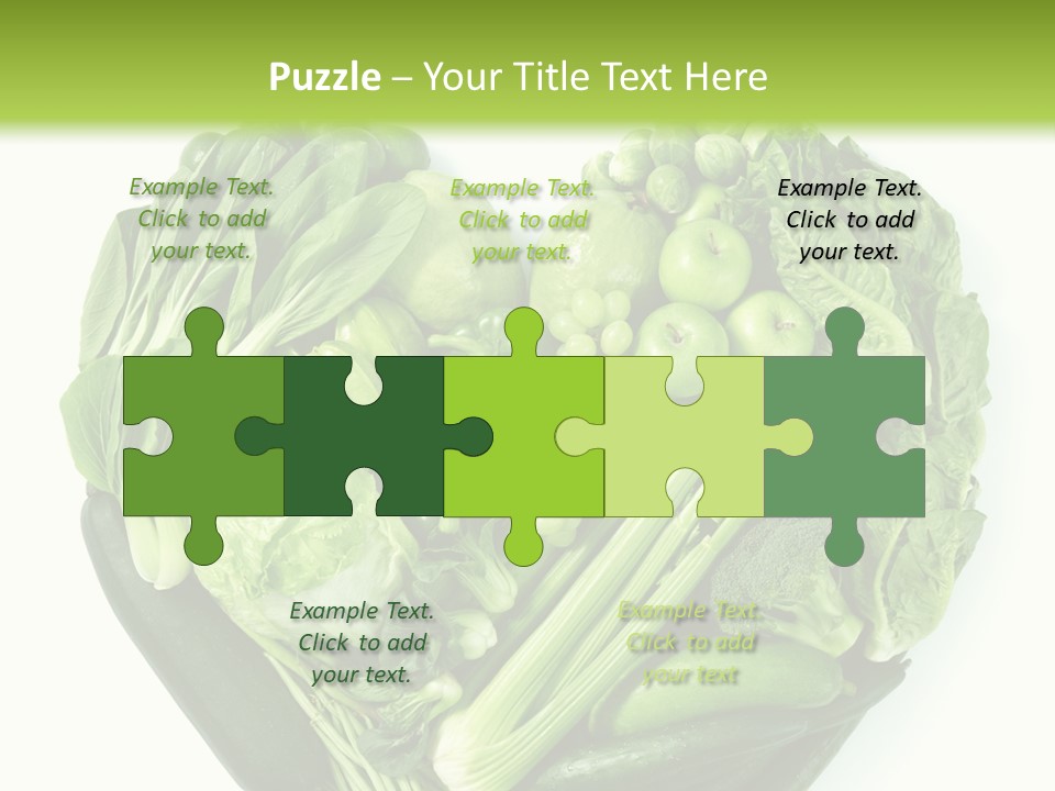 Pea Sprout Fruit PowerPoint Template