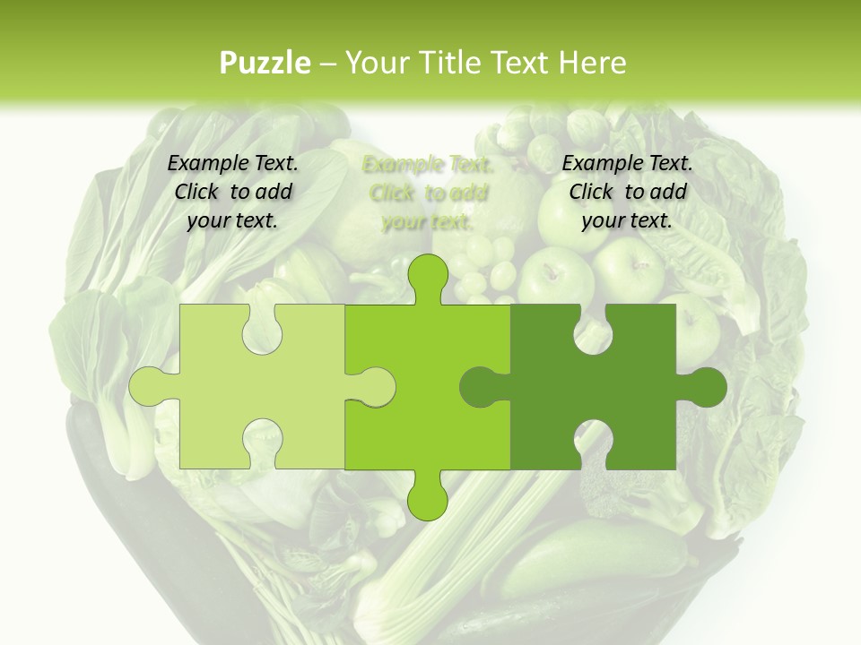 Pea Sprout Fruit PowerPoint Template