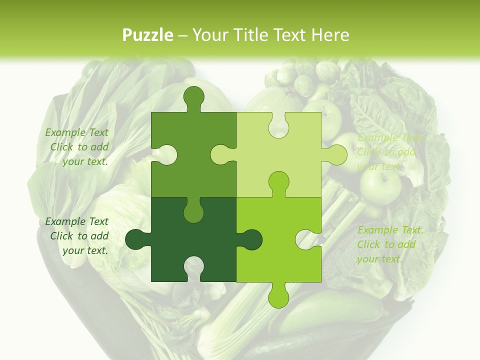 Pea Sprout Fruit PowerPoint Template