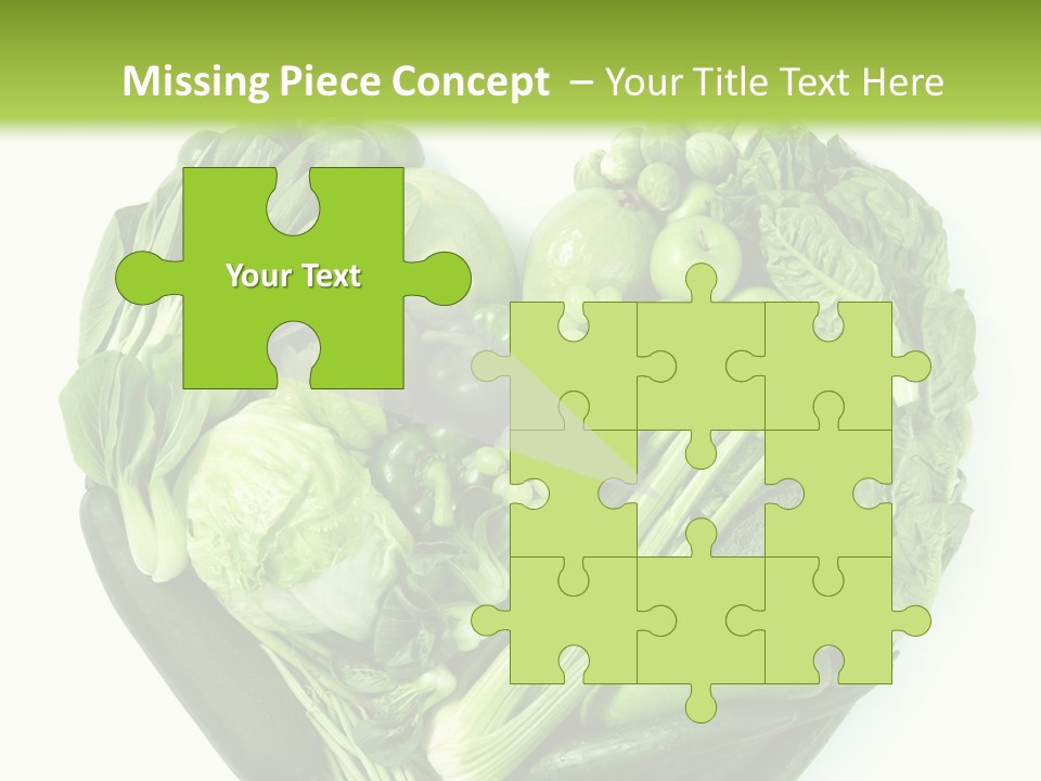 Pea Sprout Fruit PowerPoint Template