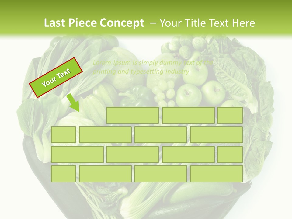 Pea Sprout Fruit PowerPoint Template