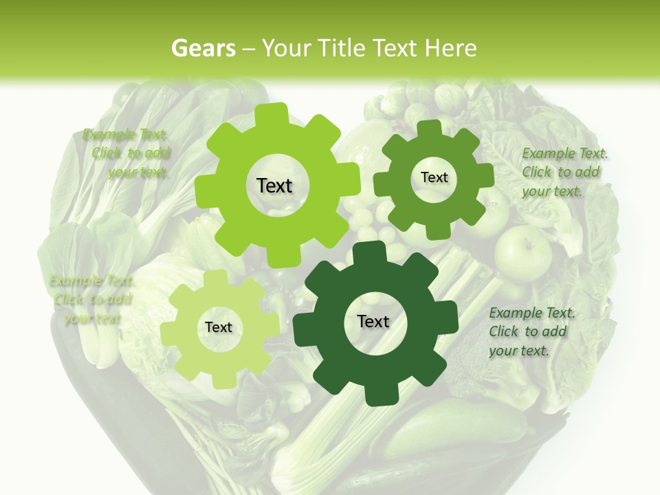 Pea Sprout Fruit PowerPoint Template