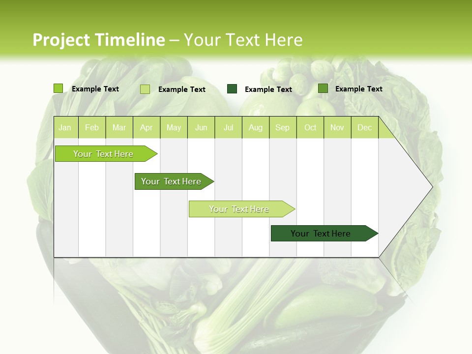 Pea Sprout Fruit PowerPoint Template