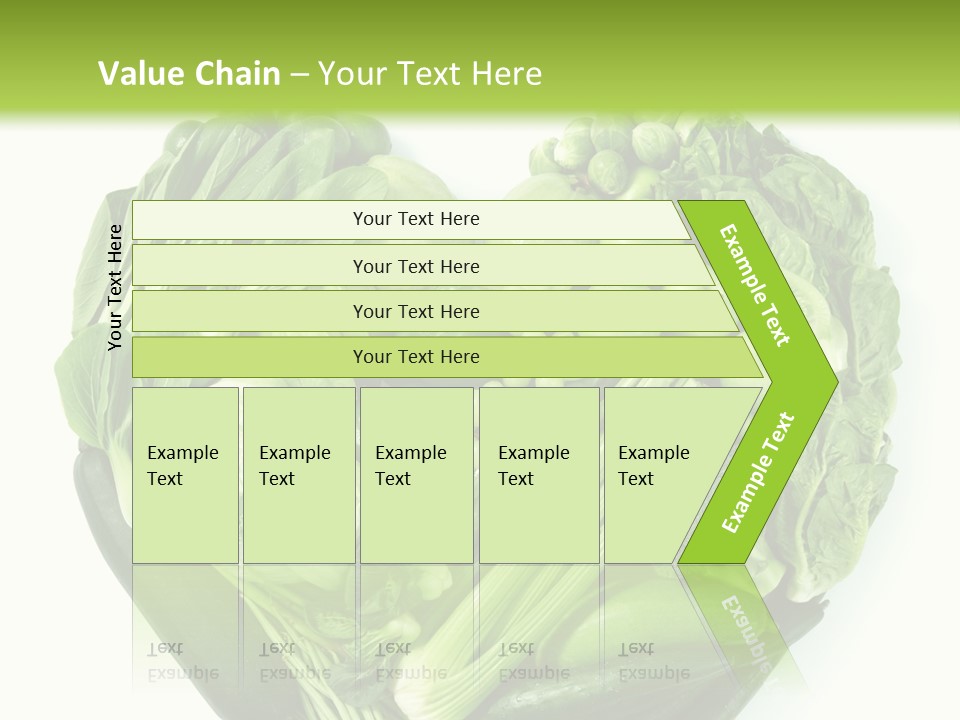 Pea Sprout Fruit PowerPoint Template